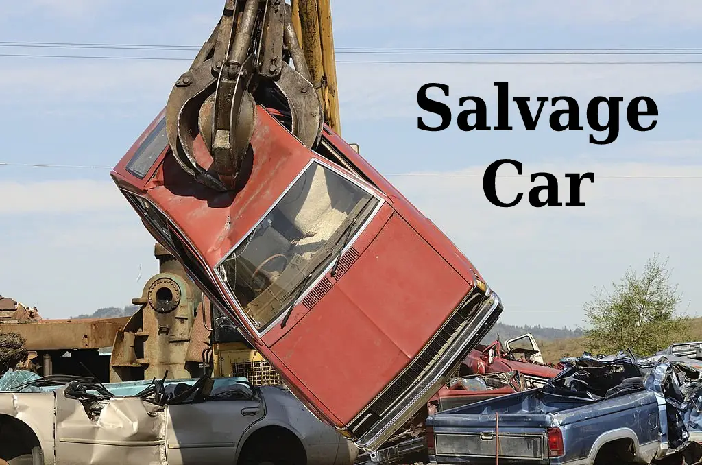 wrecking a salvage car